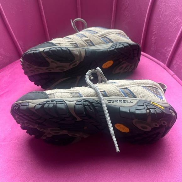 Merrell Gray and Blue Athletic Sneakers - Picture 5 of 6